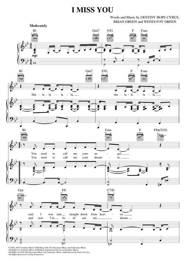 Miley Cyrus I Miss You