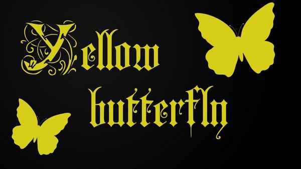 Scorpions Yellow Butterfly Scorpions Yellow Butterfly