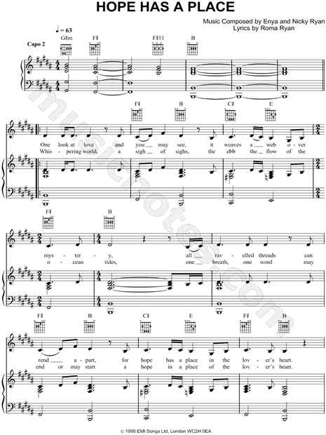 Enya Hope Has A Place