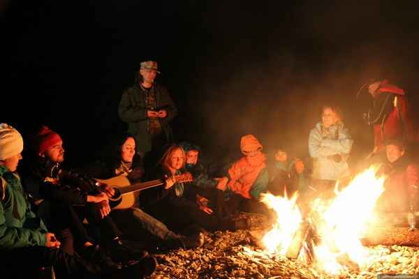 Натали У костра