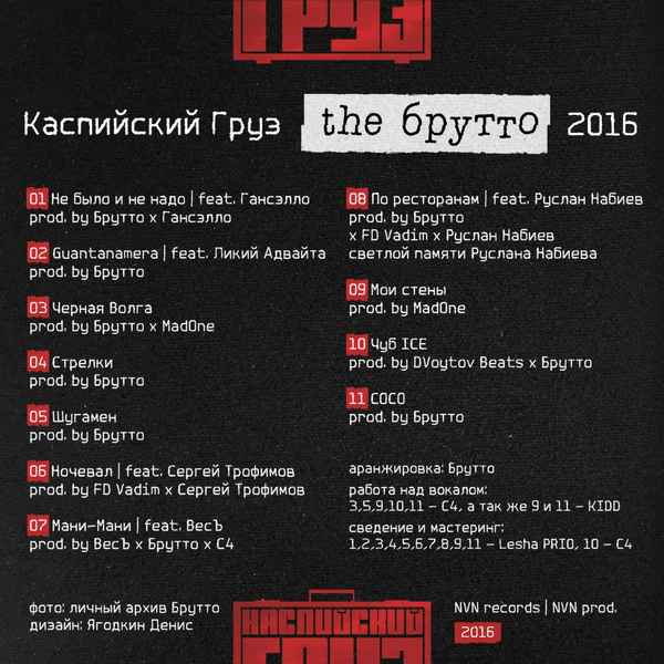 Каспийский Груз - Не было и не надо (feat. Гансэлло) (Текст Песни, Слова) Каспийский Груз - Не было и не надо (feat. Гансэлло) (Текст Песни, Слова)