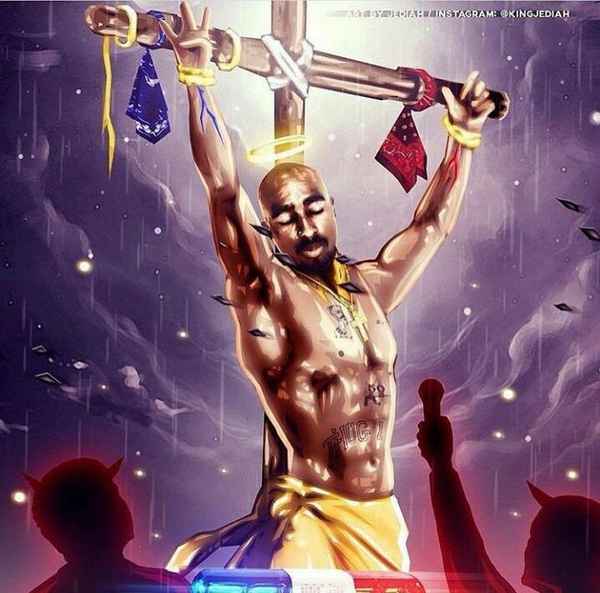 2Pac Black Jesuz 2Pac Black Jesuz