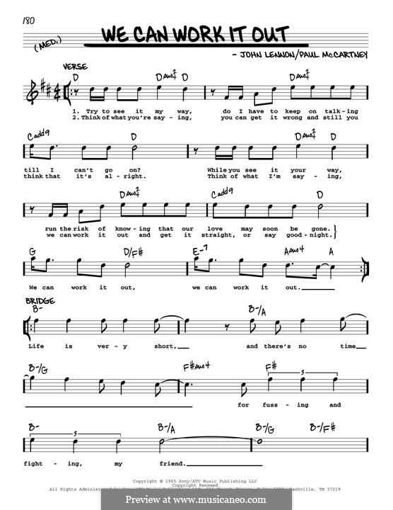 Paul McCartney We Can Work It Out