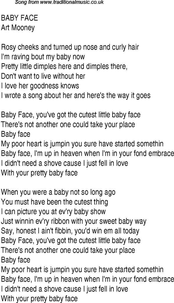 FACE - Baby (Текст Песни, Слова)