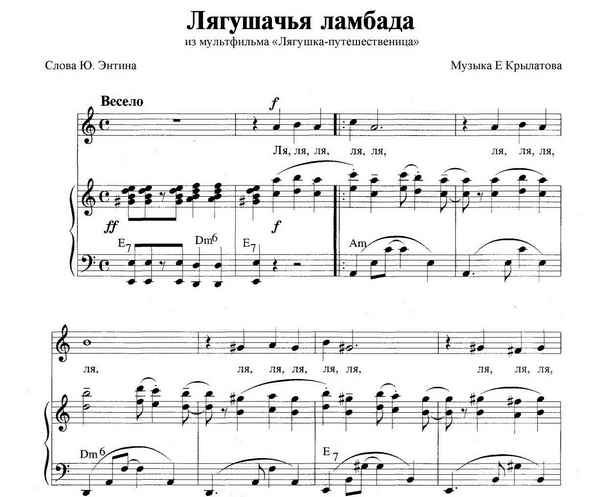 Детские песни Лягушачья ламбада