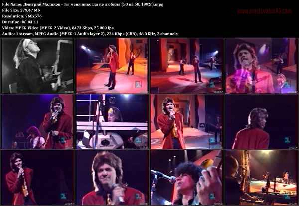 Дмитрий Маликов Ты Меня Никогда Не Любила