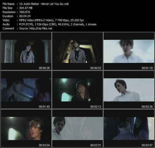 Justin Bieber Never Let You Go