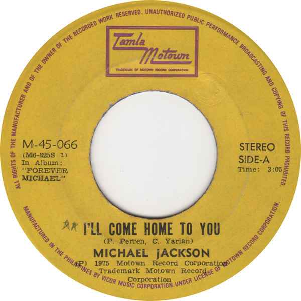 Michael Jackson I'll Come Home To You